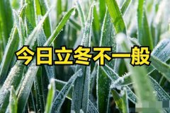 今天是冬天的开始。天晴吗？下雨